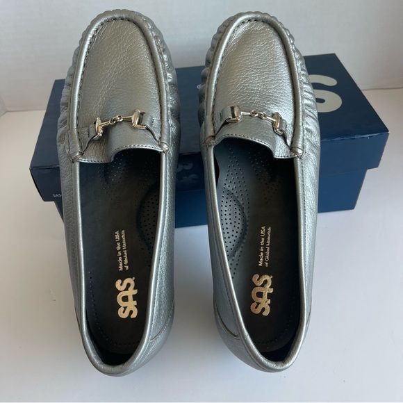 NEW SAS women's metro loafer - narrow in pewter
Women size 9.5 WW Made In USA - Picture 2 of 10